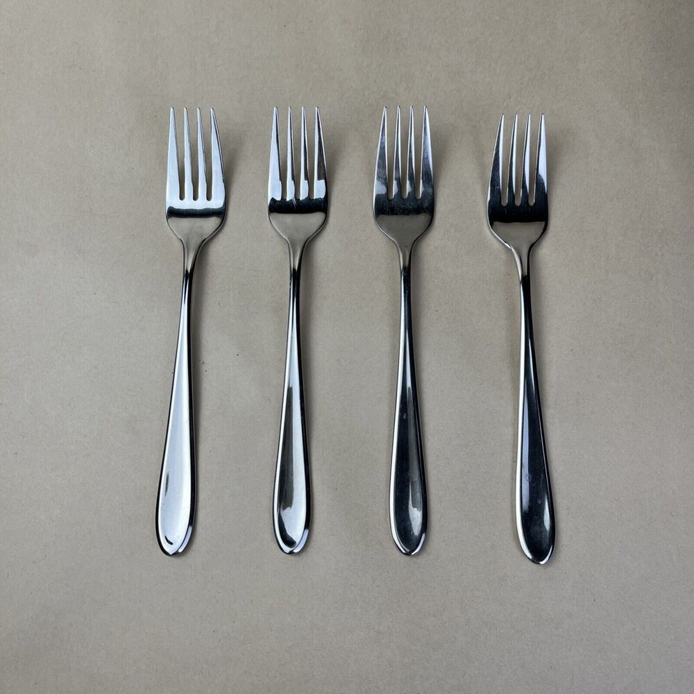 Lauffer by Towle Dinner Forks 7 1/8” 18/8 Stainless Flatware Indonesia Set Of 4‎